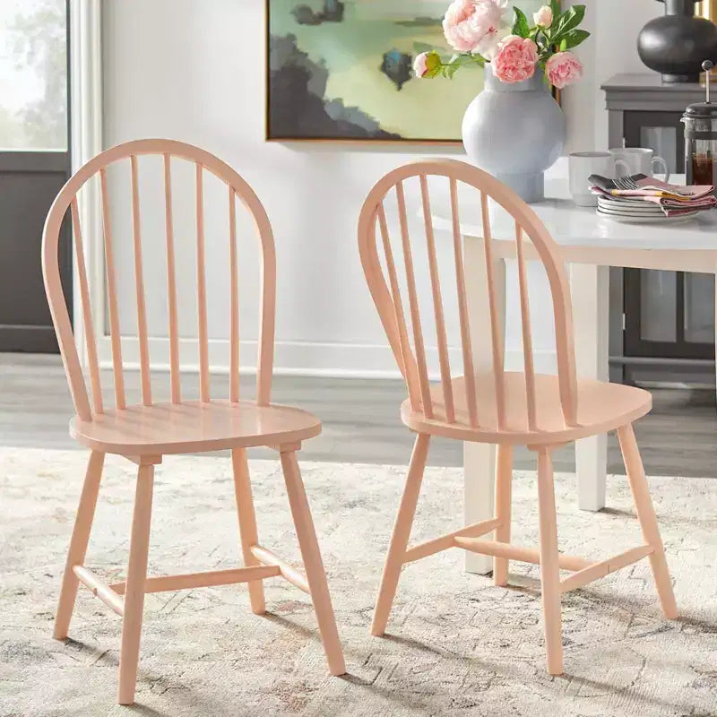 Ensemble de salle à manger 3 pièces Chadwick avec 2 chaises Windsor - Buylateral