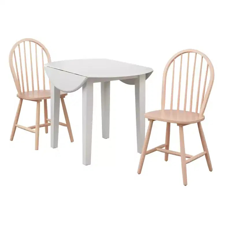 Ensemble de salle à manger 3 pièces Chadwick avec 2 chaises Windsor - Buylateral