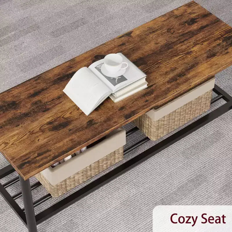 Ensemble table de salle à manger pour 4, Table de cuisine rectangulaire en bois avec 2 chaises et banc, Table de salle à manger avec casier à vin pour petit espace, appartement, maison