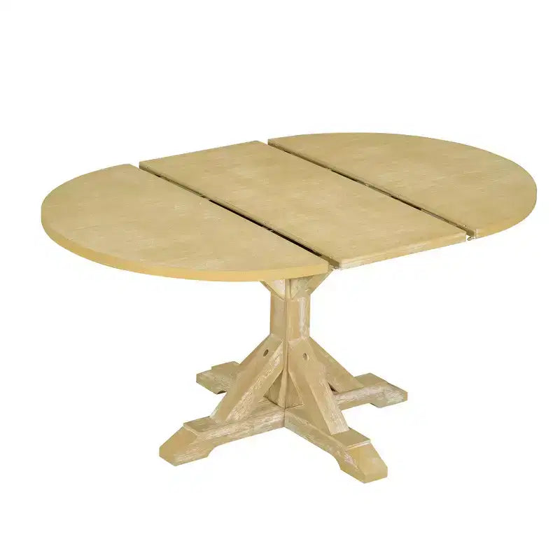Ensemble de salle à manger 6 pièces Whisen Farmhouse, ensembles de salle à manger de cuisine avec table à manger extensible, 1 banc et 4 chaises de salle à manger à dossier échelle
